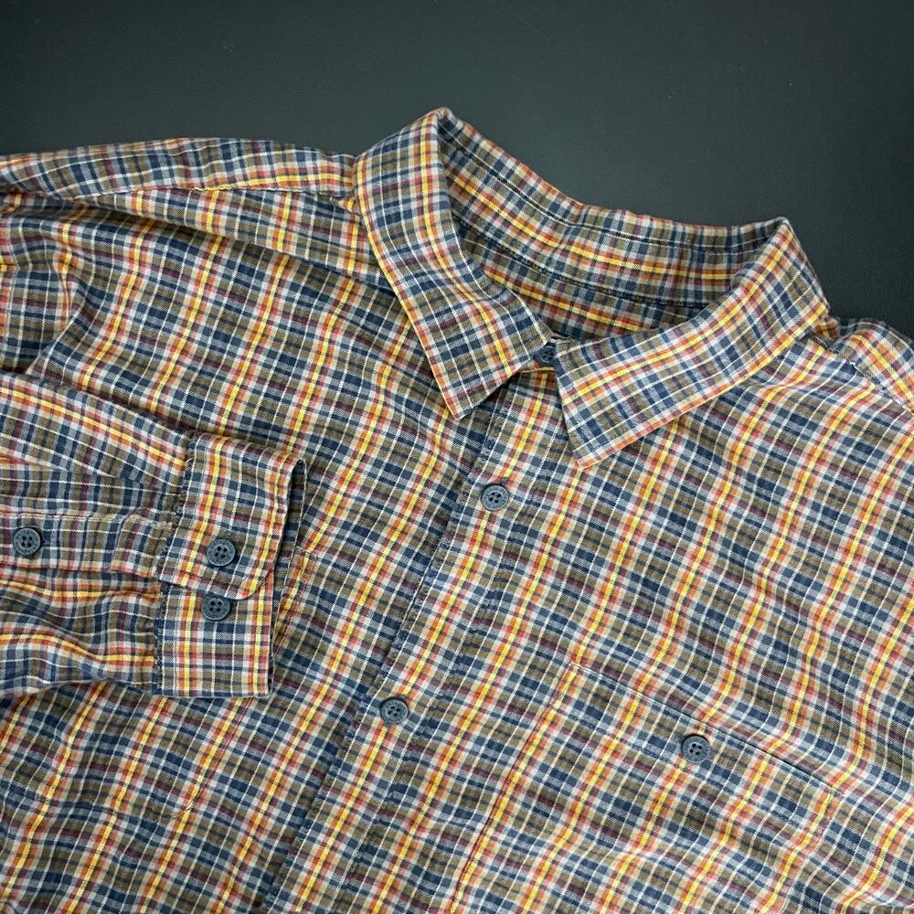 Patagonia Shirt Mens XL Plaid Organic Cotton Flannel Outdoor Cabin Gorpcore
